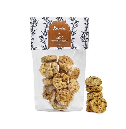 Sallê Parmesão Defumado Com Cebola Crispy - 100g
