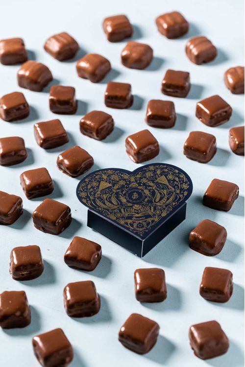 Mini Coração De Tijolinho - Azul - 30g