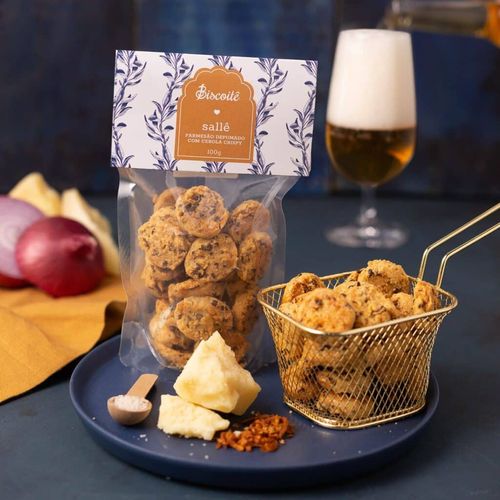 Sallê Parmesão Defumado Com Cebola Crispy - 100g