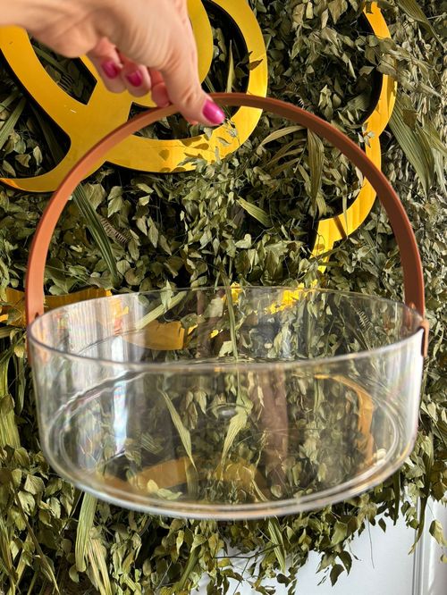 Cesta Acrílica com Alça