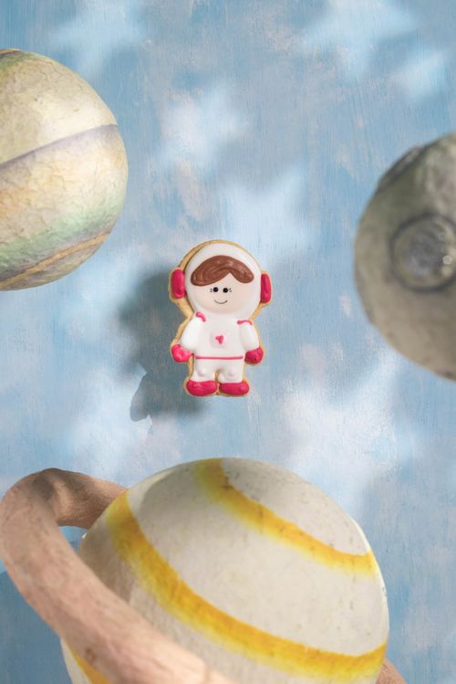 DECORADO AVULSO ASTRONAUTA MENINA 45G