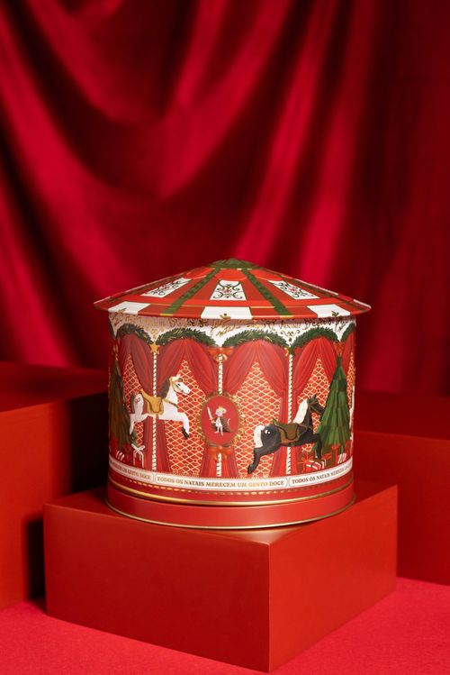 Lata Carrossel de Natal - 315G