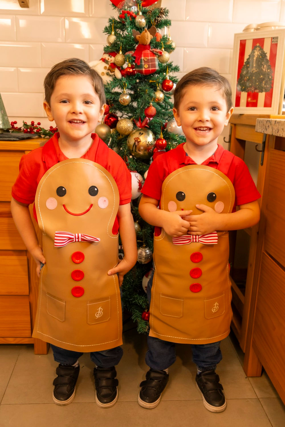 Avental Infantil Gingerman