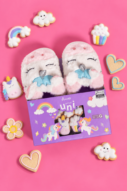 Kit Decoradinho com Pantufa Uni P