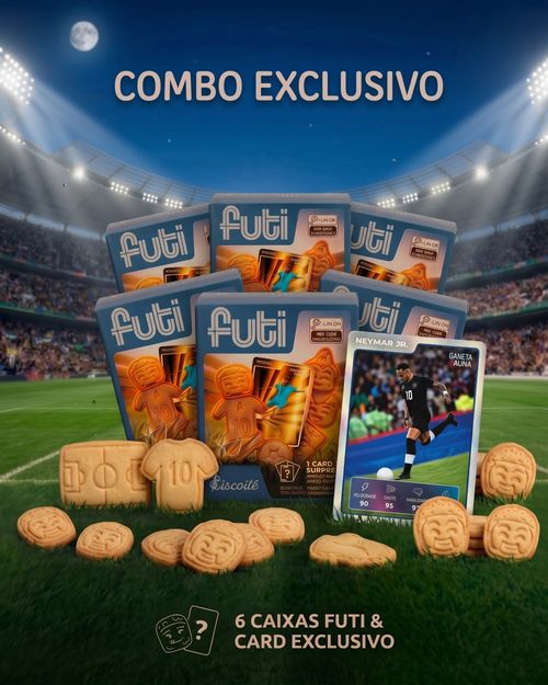 Futi Card Caixa 6 | Coleção Neymar Jr.
