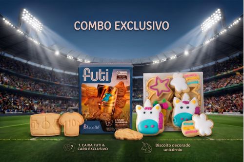 Futi Card + Decorado Unicornio | Coleção Neymar Jr.